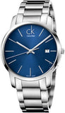  Shop Authentic Calvin Klein City Blue Dial Silver Steel Strap Watch for Men - K2G2114N - Luxxuri