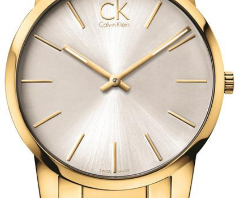  Shop Authentic Calvin Klein City Silver Dial Gold Steel Strap Watch for Men - K2G21546 - Luxxuri