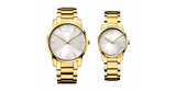  Shop Authentic Calvin Klein City Silver Dial Gold Steel Strap Watch for Men - K2G21546 - Luxxuri