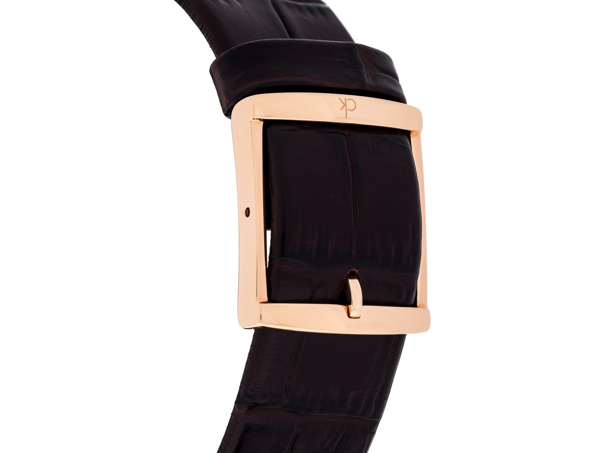  Shop Authentic Calvin Klein City White Dial Brown Leather Strap Watch for Men - K2G21629 - Luxxuri