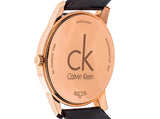  Shop Authentic Calvin Klein City White Dial Brown Leather Strap Watch for Men - K2G21629 - Luxxuri