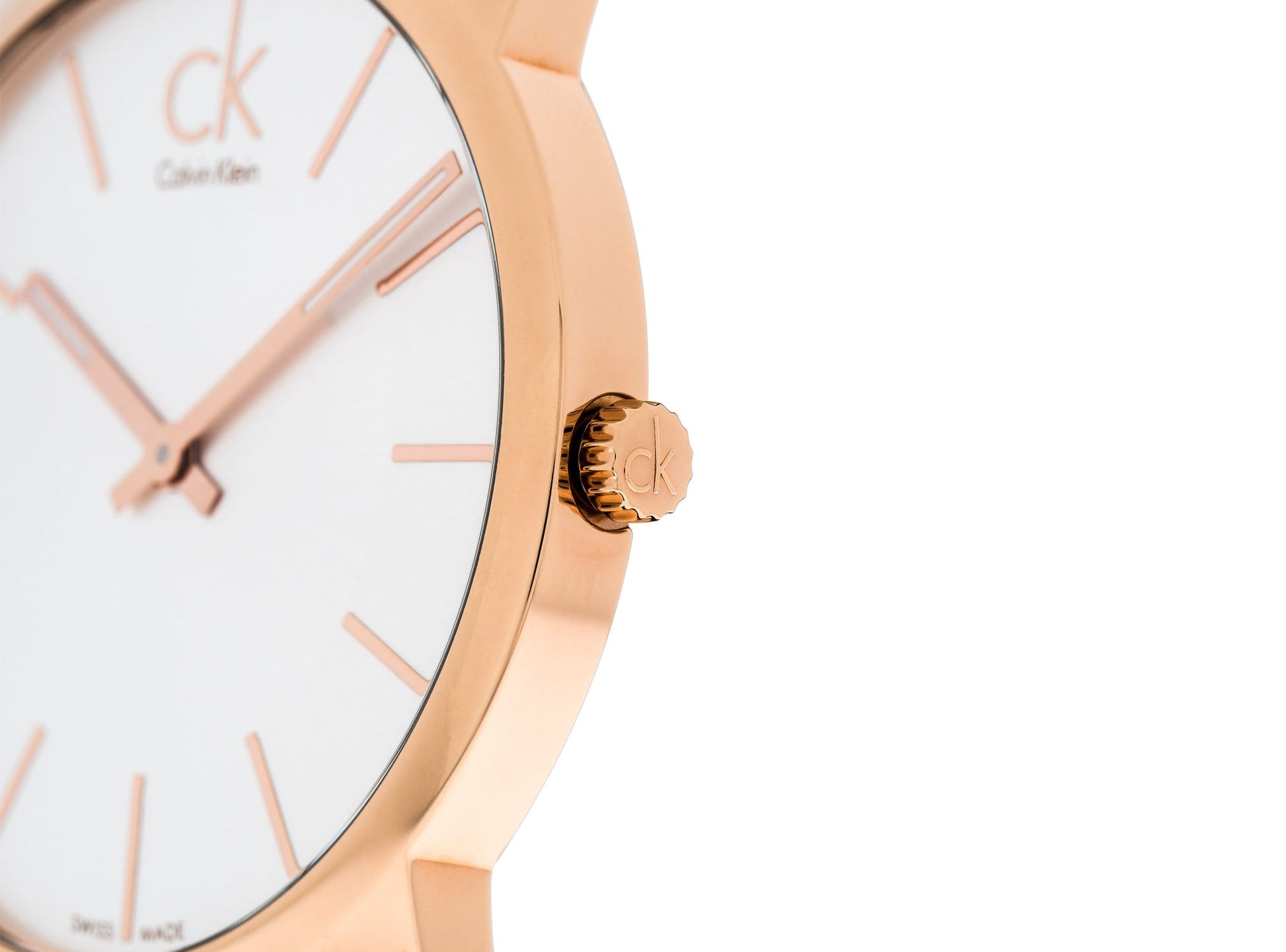  Shop Authentic Calvin Klein City White Dial Rose Gold Steel Strap Watch for Men - K2G21646 - Luxxuri