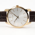  Shop Authentic Calvin Klein City White Dial Brown Leather Strap Watch for Men - K2G21629 - Luxxuri