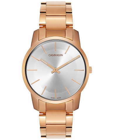  Shop Authentic Calvin Klein City White Dial Rose Gold Steel Strap Watch for Men - K2G21646 - Luxxuri