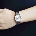  Shop Authentic Calvin Klein City Silver Dial Silver Steel Strap Watch for Women - K2G23126 - Luxxuri