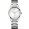  Shop Authentic Calvin Klein City Silver Dial Silver Steel Strap Watch for Women - K2G23148 - Luxxuri