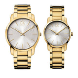  Shop Authentic Calvin Klein City White Dial Gold Steel Strap Watch for Women - K2G23546 - Luxxuri