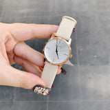  Shop Authentic Calvin Klein City Silver Dial White Leather Strap Watch for Women - K2G236X6 - Luxxuri