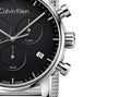  Shop Authentic Calvin Klein City Chronograph Black Dial Silver Mesh Bracelet Watch for Men - K2G27121 - Luxxuri