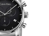  Shop Authentic Calvin Klein City Chronograph Black Dial Silver Mesh Bracelet Watch for Men - K2G27121 - Luxxuri
