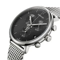  Shop Authentic Calvin Klein City Chronograph Black Dial Silver Mesh Bracelet Watch for Men - K2G27121 - Luxxuri