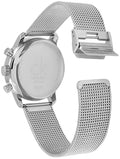  Shop Authentic Calvin Klein City Chronograph White Dial Silver Mesh Bracelet Watch for Men - K2G27126 - Luxxuri