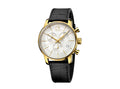  Shop Authentic Calvin Klein City Chronograph Silver Dial Black Leather Strap Watch for Men - K2G275C6 - Luxxuri