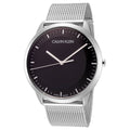  Shop Authentic Calvin Klein City Chronograph Black Dial Silver Mesh Bracelet Watch for Men - K2G2G121 - Luxxuri