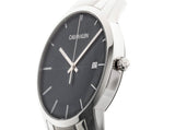  Shop Authentic Calvin Klein City Chronograph Black Dial Silver Steel Strap Watch for Men - K2G2G14Y - Luxxuri