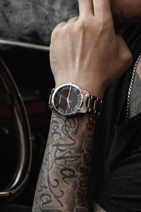  Shop Authentic Calvin Klein City Black Dial Silver Steel Strap Watch for Men - K2G2G14C - Luxxuri