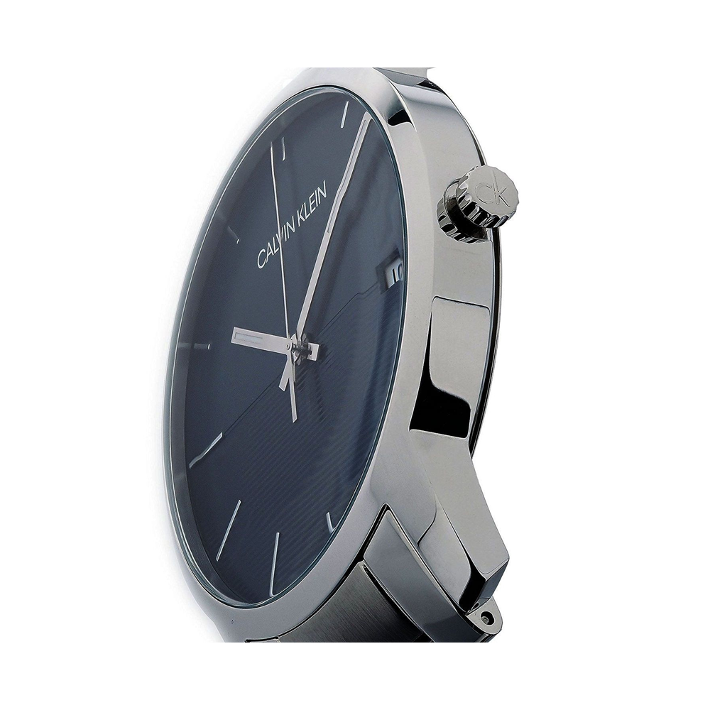  Shop Authentic Calvin Klein City Blue Dial Silver Steel Strap Watch for Men - K2G2G14Q - Luxxuri