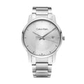  Shop Authentic Calvin Klein City Chronograph White Dial Silver Steel Strap Watch for Men - K2G2G14X - Luxxuri