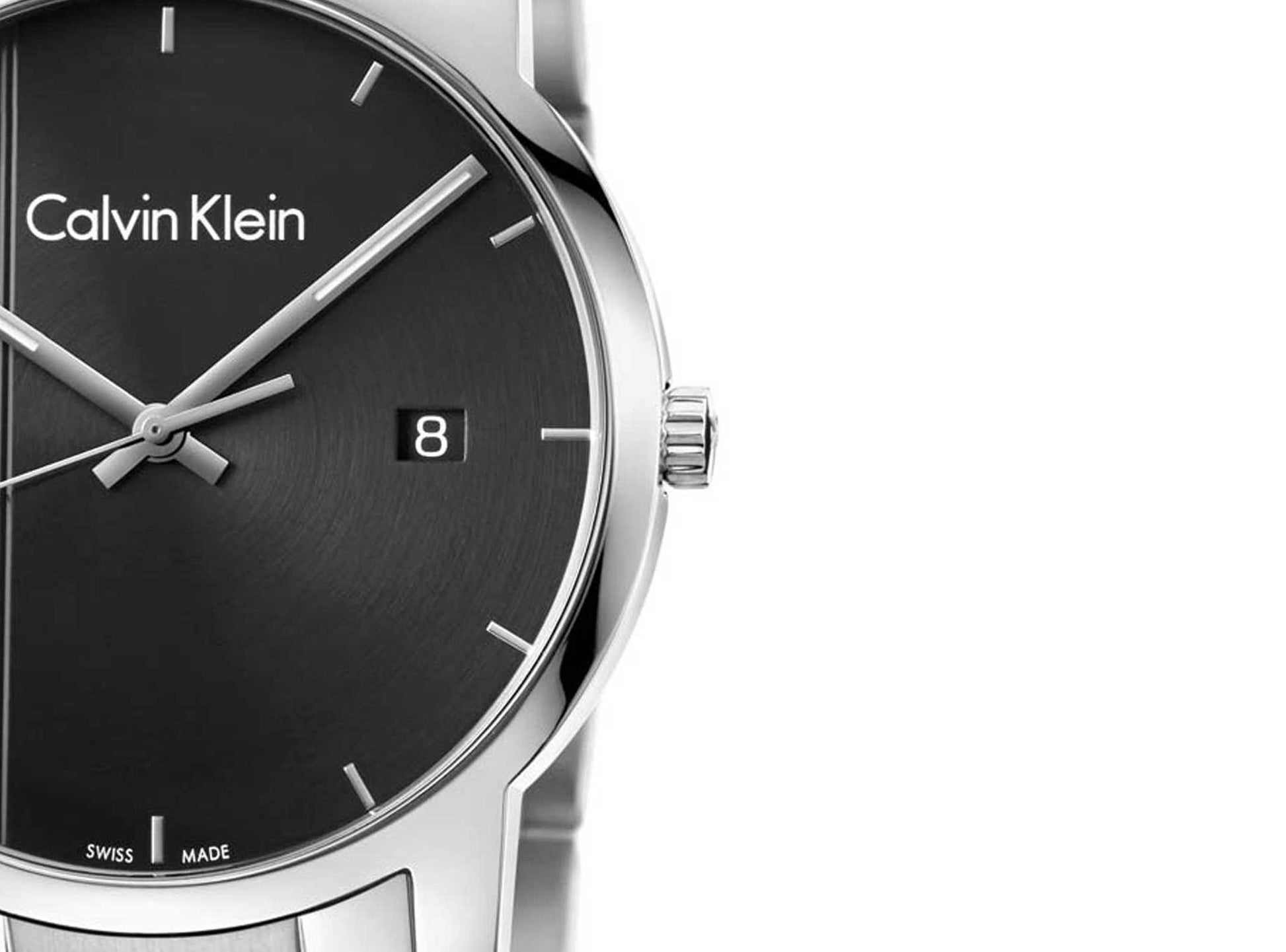  Shop Authentic Calvin Klein City Chronograph Black Dial Silver Steel Strap Watch for Men - K2G2G14Y - Luxxuri