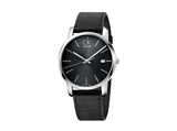  Shop Authentic Calvin Klein City Quartz Black Dial Black Leather Strap Watch for Men - K2G2G1C3 - Luxxuri