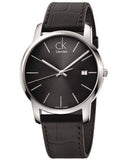  Shop Authentic Calvin Klein City Quartz Black Dial Black Leather Strap Watch for Men - K2G2G1C3 - Luxxuri
