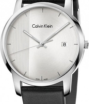  Shop Authentic Calvin Klein City Silver Dial Black Steel Strap Watch for Men - K2G2G1CX - Luxxuri