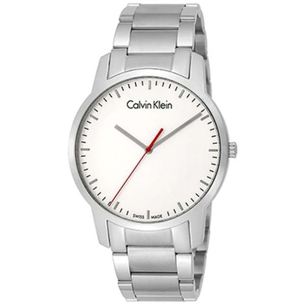  Shop Authentic Calvin Klein City Quartz White Dial Silver Steel Strap Watch for Men - K2G2G1Z6 - Luxxuri