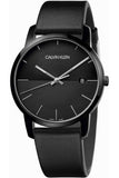  Shop Authentic Calvin Klein City Quartz Black Dial Black Leather Strap Watch for Men - K2G2G4C1 - Luxxuri