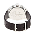  Shop Authentic Calvin Klein Masculine Chronograph Black Dial Black Leather Strap Watch for Men - K2H27102 - Luxxuri