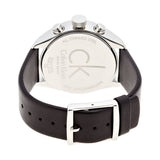  Shop Authentic Calvin Klein Masculine Chronograph Black Dial Black Leather Strap Watch for Men - K2H27102 - Luxxuri