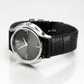  Shop Authentic Calvin Klein Skirt Black Dial Black Leather Strap Watch for Women  - K2U231C1 - Luxxuri