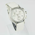  Shop Authentic Calvin Klein Skirt White Dial White Leather Strap Watch for Women - K2U291L6 - Luxxuri