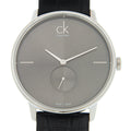  Shop Authentic Calvin Klein Accent Black Dial Black Leather Strap Watch for Men - K2Y211C3 - Luxxuri