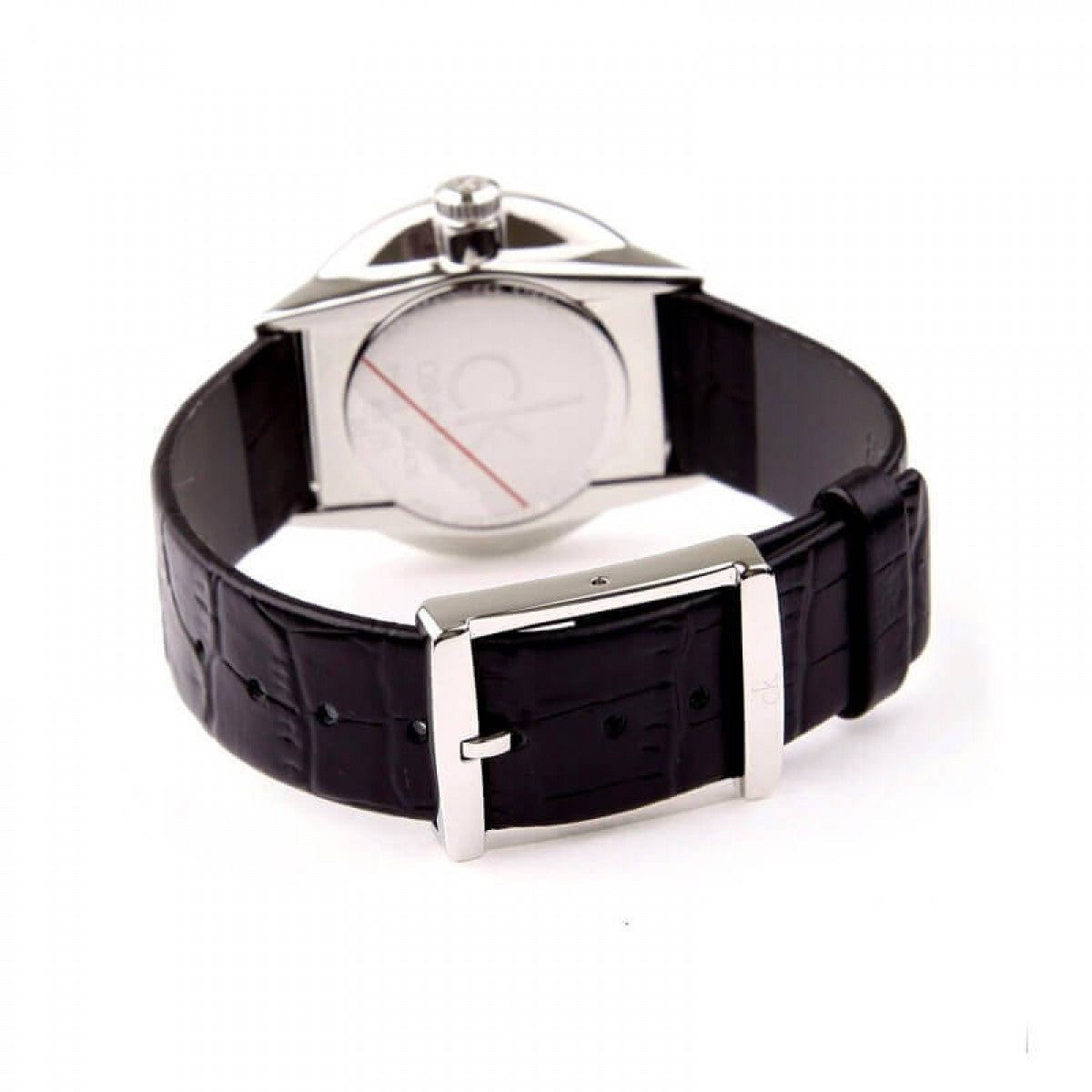  Shop Authentic Calvin Klein Accent Black Dial Black Leather Strap Watch for Women  - K2Y2Y1C3 - Luxxuri