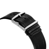  Shop Authentic Calvin Klein Accent Black Dial Black Leather Strap Watch for Men - K2Y2X1CU - Luxxuri