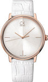  Shop Authentic Calvin Klein Accent White Dial White Leather Strap Watch for Women - K2Y2Y6K6 - Luxxuri