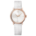  Shop Authentic Calvin Klein Accent White Dial White Leather Strap Watch for Men - K2Y2X6KW - Luxxuri
