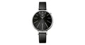  Shop Authentic Calvin Klein Equal Black Dial Black Leather Strap Watch for Women - K3E231C1 - Luxxuri