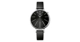  Shop Authentic Calvin Klein Equal Black Dial Black Leather Strap Watch for Women - K3E231C1 - Luxxuri