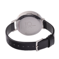  Shop Authentic Calvin Klein Equal Black Dial Black Leather Strap Watch for Women - K3E231C1 - Luxxuri
