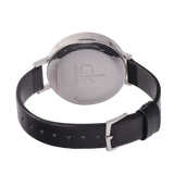  Shop Authentic Calvin Klein Equal Black Dial Black Leather Strap Watch for Women - K3E231C1 - Luxxuri
