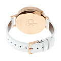  Shop Authentic Calvin Klein Equal Silver Dial White Leather Strap Watch for Women - K3E236L6 - Luxxuri