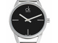  Shop Authentic Calvin Klein Stately Black Dial Silver Steel Strap Watch for Women - K3G23121 - Luxxuri