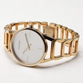  Shop Authentic Calvin Klein Stately White Dial Rose Gold Steel Strap Watch for Women - K3G23626 - Luxxuri