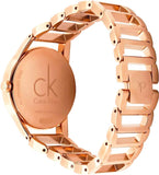  Shop Authentic Calvin Klein Stately White Dial Gold Steel Strap Watch for Women - K3G2362W - Luxxuri