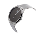  Shop Authentic Calvin Klein Minimalist Black Dial Silver Mesh Bracelet Watch for Men - K3M2112X - Luxxuri