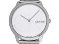 Shop Authentic Calvin Klein Minimal Silver Dial Silver Mesh Bracelet Watch for Men - K3M2112Z - Luxxuri