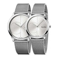  Shop Authentic Calvin Klein Minimal Silver Dial Silver Mesh Bracelet Watch for Men - K3M2112Z - Luxxuri