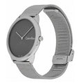  Shop Authentic Calvin Klein Minimal Grey Dial Silver Mesh Bracelet Watch for Men - K3M211Y3 - Luxxuri