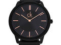  Shop Authentic Calvin Klein Minimal Black Dial Black Mesh Bracelet Watch for Men - K3M21421 - Luxxuri